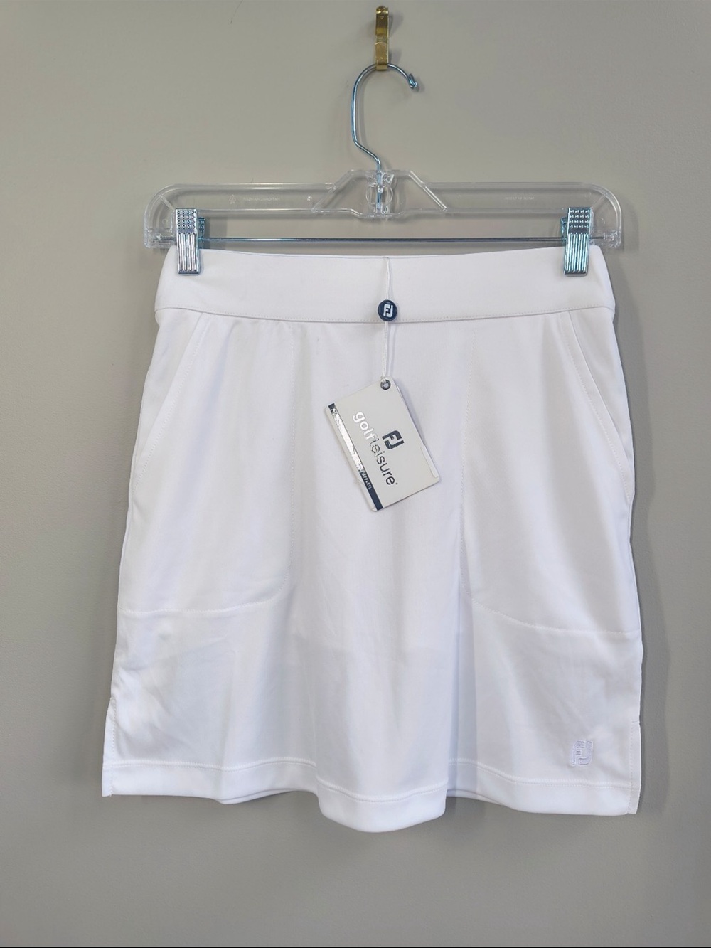 FootJoy Women's White Golf Skort - Performance Stretch, Size XS - Picture 1 of 5